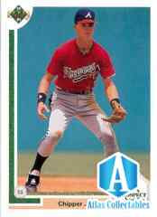 1991 Upper Deck #55 Chipper Jones RC - Braves